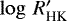 $\log\,{R^{\prime}_{\textrm{HK}}}$