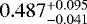 $0.487_{-0.041}^{+0.095}$