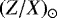 $(Z/X)_{\odot}$