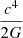 $ \frac{c^4}{2G} $