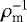 $ \rho_{\textrm{m}}^{-1} $