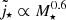 $ {\tilde j_{\star}}\propto M_\star^{0.6} $