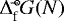 $\Delta_{\textrm{f}}^{{\hspace{0.1ex}\circ\hspace{-1.2ex}-}}G(N)$