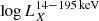 $ \log L_X^{14{-}195\,{\rm keV}} $
