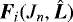 $\vec{F}_{i}(J_{n}, \hat{\vec{L}})$