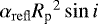 $\alpha_{\mathrm{refl}}{R_{\textrm{p}}}^2\sin{i}$
