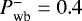 $P_{\textrm{wb}}^-=0.4$