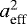 $a_{\textrm{eff}}^{2}$