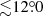 $ {\lesssim} 12{{\overset{\circ}{.}}}0 $