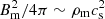 $ B_\mathrm{m}^2/4\pi\sim \rho_\mathrm{m} c_{\rm s}^2 $