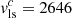 $ {\it v}^c_\mathrm{ls}=2646 $