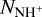 $N_{\textrm{NH}^+}$