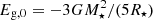 $ E_{{\rm g},0}=-3GM_{\star}^2/(5R_{\star}) $