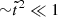 $ {\sim}\tilde t^2\ll 1 $