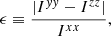 $$ \begin{aligned} \epsilon \equiv \frac{|I^{ yy}-I^{zz}|}{I^{xx}}, \end{aligned} $$