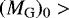 $(M_{\textrm{G}})_0 >$