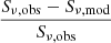 $ \frac{S_{\nu,\rm obs}-S_{\nu,\rm mod}}{S_{\nu,\rm obs}} $