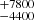 $ ^{+7800}_{-4400} $