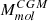 $ M_{mol}^{CGM} $