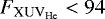 $F_{\textrm{XUV}_{\textrm{He}}}<94$