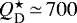 $Q_{\textrm{D}}^{\star} \,{\simeq}\, 700$