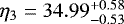 $\eta_3=34.99^{+0.58}_{-0.53}$