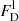 $ F^{\mathrm{l}}_{\mathrm{D}} $