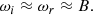 $$ \begin{aligned} \omega _i \approx \omega _r \approx B. \end{aligned} $$