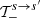 $ {\cal T}_{-}^{s \to s^\prime} $