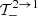 $ {\cal T}_{-}^{2 \to 1} $