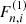 $ F^{(1)}_{n,i} $