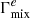 $ \Gamma^e_{\rm mix} $