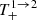 $ T_{+}^{1 \to 2} $