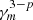 $ \gamma_m^{3-p} $