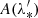$ A(\lambda^\prime_*) $