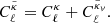 $$ \begin{aligned} C_\ell ^{\tilde{\kappa }} = C_\ell ^\kappa + C_\ell ^{\tilde{\kappa }_{{ v}}}. \end{aligned} $$