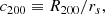 $$ \begin{aligned}&c_{200} \equiv R_{200}/r_s, \end{aligned} $$