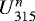$U^n_{315}$