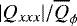 $|Q_{xxx}|/\overline{Q}_{\phi}$