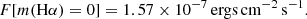 $$ \begin{aligned} F[m(\mathrm{H}\alpha )=0] = 1.57 \times 10^{-7}\,\mathrm{ergs\,cm}^{-2}\,\mathrm{s}^{-1}. \end{aligned} $$
