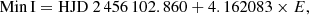 $$ \begin{aligned} \mathrm {Min\,I} = \mathrm{HJD}\ {2\,456\,102.860} + {4.162083} \times {E},\end{aligned} $$