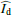 $ \widehat{I_{\mathrm{d}}} $