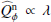 $ \widehat{Q}_\phi^{\mathrm{n}}\propto \lambda $