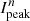 $ I_{\rm peak}^n $