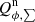 $ Q_{\phi,\sum}^{\mathrm{n}} $