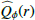 $ \widehat{Q}_\phi(r) $