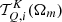 $ \mathcal{T}^K_{Q,i}({\bf\Omega}_m) $