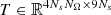 $ T\in\mathbb R^{4 N_s N_\Omega \times9 N_s} $
