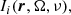 $$ \begin{aligned} I_i(\boldsymbol{r},\mathbf{\Omega },\nu ), \end{aligned} $$