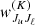 $ {\it w}^{(K)}_{J_u J_\ell} $